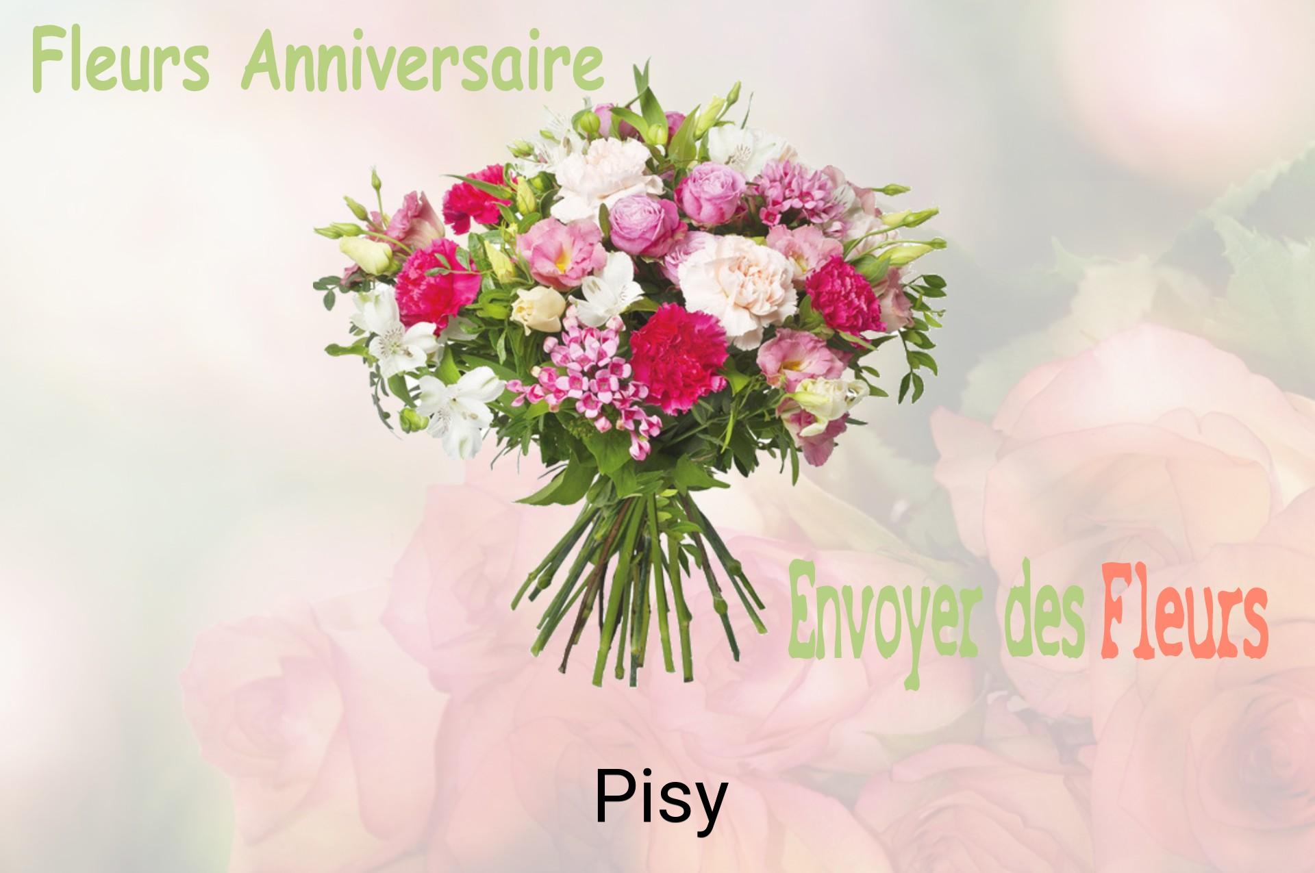 Bouquet de fleurs d’anniversaire livré à Pisy