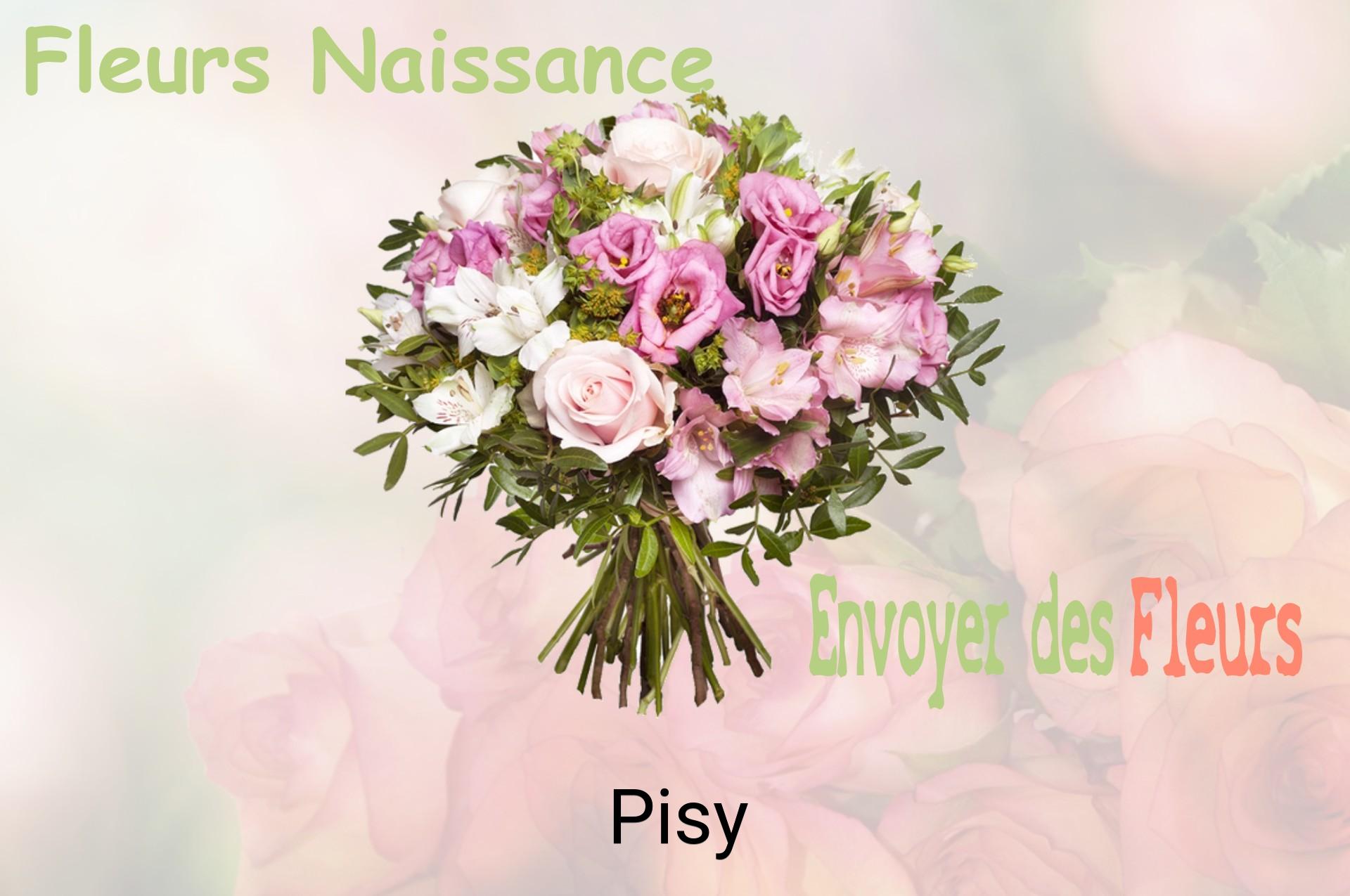 Bouquet de fleurs de naissance livré à Pisy